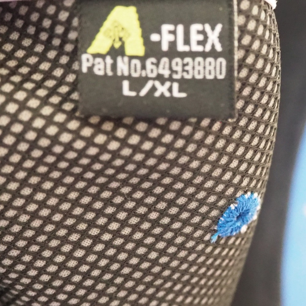 Black Clover Hat Men L/XL Blue Gray Live Lucky Clover Logo A-Flex Golf Cap - Picture 11 of 12